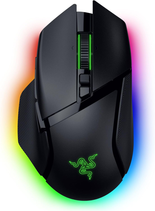 Razer Basilisk V3 Pro 35K Mouse inalámbrico para juegos: rueda de inclinación HyperScroll - Sensor óptico de 35K DPI Gen 2-13 Controles personalizables - Chroma RGB - Interruptores ópticos Gen 3
