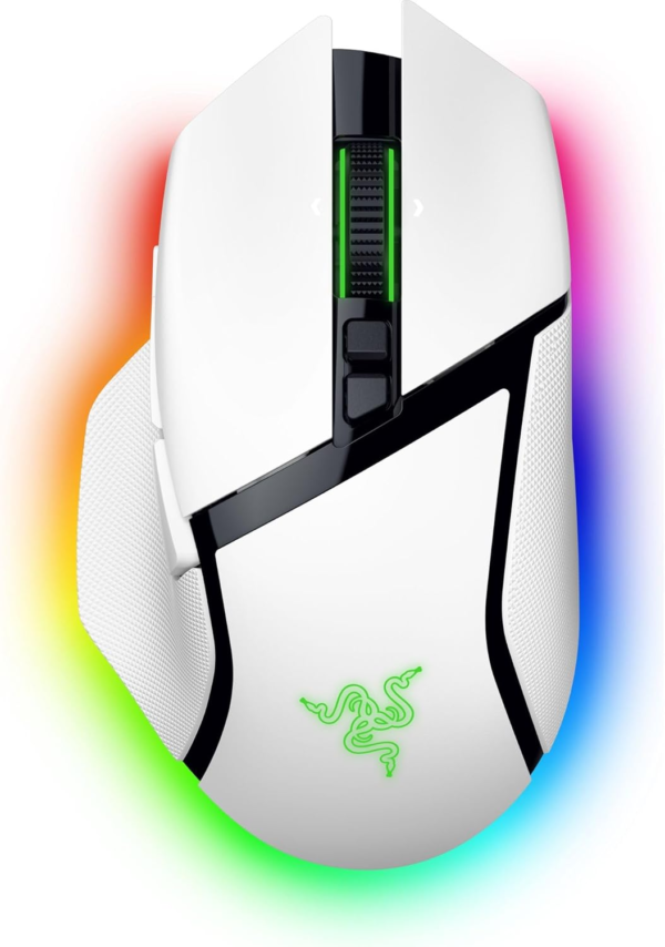 Razer Basilisk V3 Pro 35K Mouse inalámbrico para juegos: rueda de inclinación HyperScroll - Sensor óptico de 35K DPI Gen 2-13 Controles personalizables - Chroma RGB - Interruptores ópticos Gen 3 (copia)